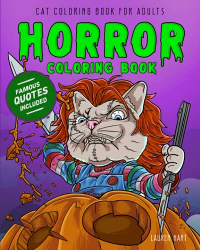 Horror Coloring Book for Adults