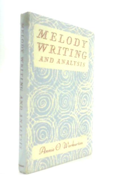 Melody Writing and Analysis