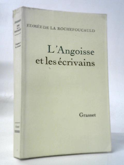 L'Angoisse et les Ecrivains