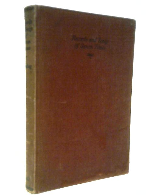 Records And Songs Of Saxon Times