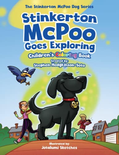 Stinkerton McPoo Goes Exploring Children's Coloring Book