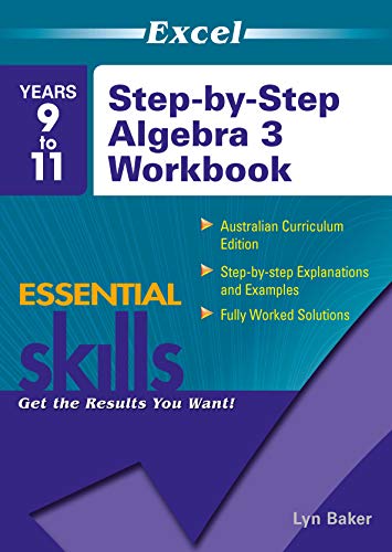 Excel Step by Step Algebra 3