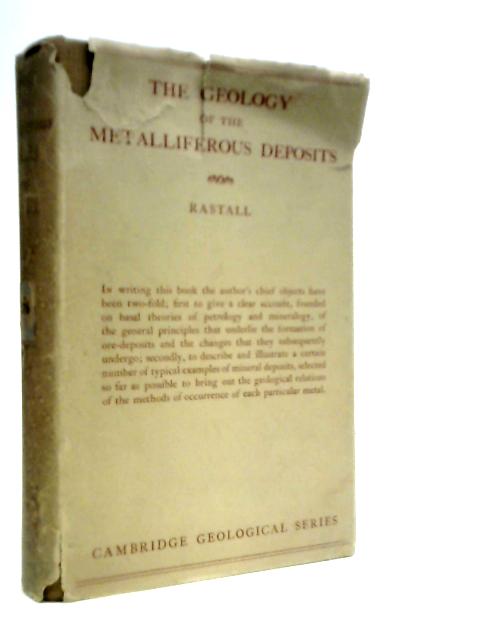 Geology of Metalliferous Deposits