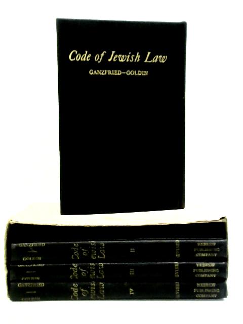 Code of Jewish Law: 4 Volume Set