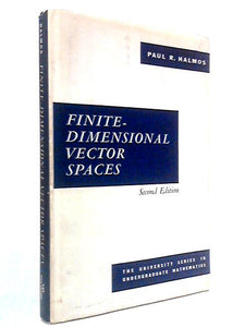 Finite-Dimensional Vector Spaces 