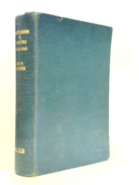 Gentleman v. Players, 1806-1949