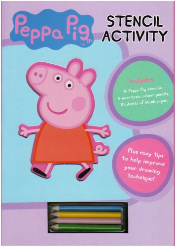 Peppa Pig Stencil Book