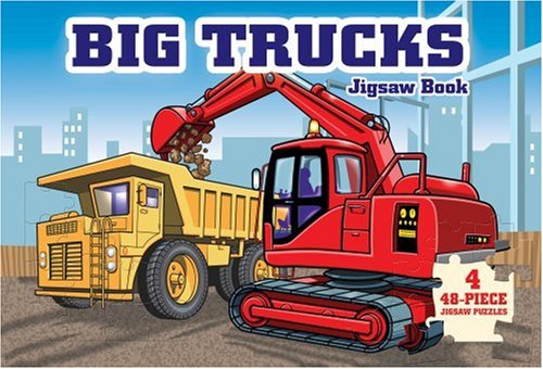 Big Trucks Deluxe Jigsaw Book