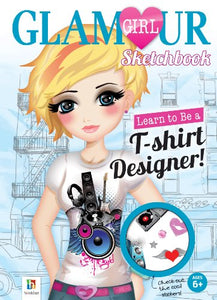 Learn To Be a T-Shirt Designer! Glamour Girl Sketchbook 