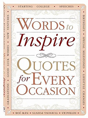 Words to Inspire
