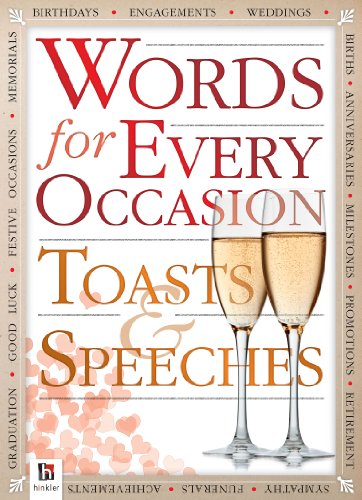 Words for All Occasions: Toasts and Speeches Counterpack 24 2