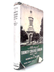 A History of Trinity College Dublin, 1892-1945 