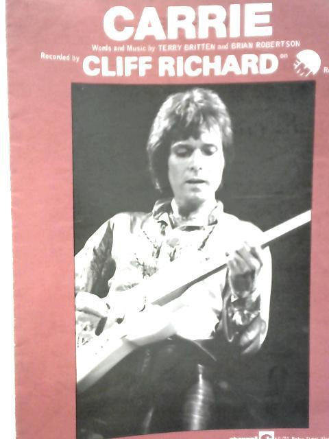 Carrie, Cliff Richard, 1979, Song Sheet