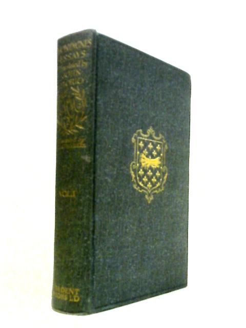The Essayes of Michael Lord of Montaigne Vol.I