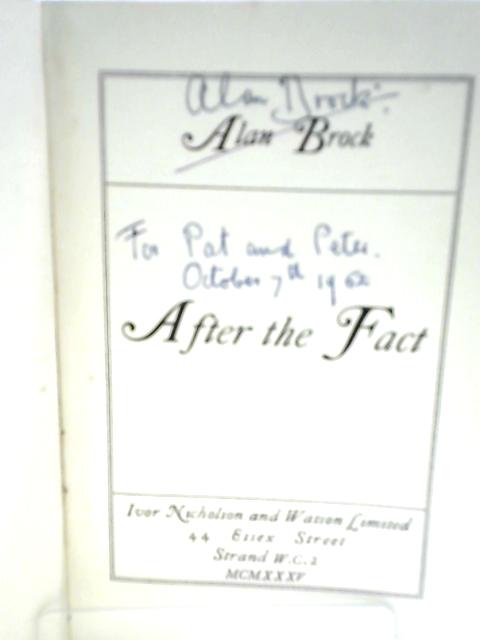 After the Fact