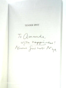 Tender Spot: Selected Poems 