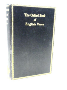 The Oxford Book of English Verse 1250-1900 