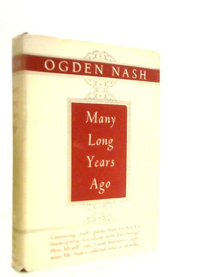 Many Long Years Ago