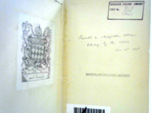 A Selection from the Poems of George John Romanes
