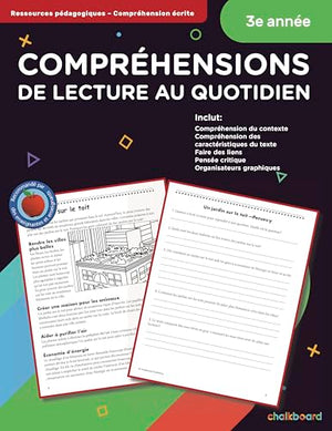Canadian French Daily Reading Comprehension Grade 3