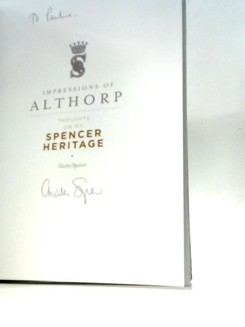 Impressions of Althorp: Thoughts on My Spencer Heritage