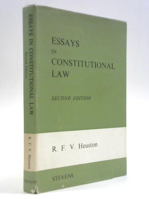 Essays in Constitutional Law
