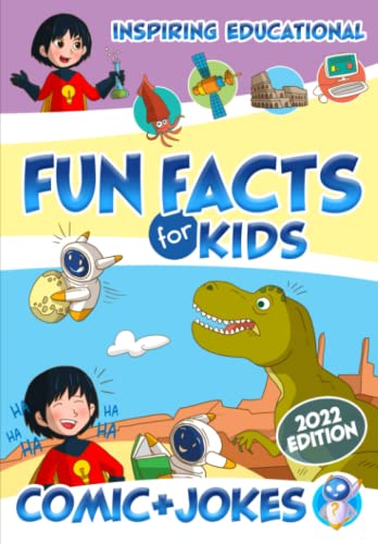 Inspiring Educational Fun Facts for Kids with Comic  Jokes New Fascinating Graphical Science Book for kids