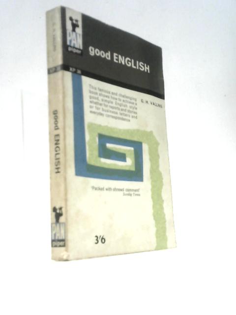 Good English. How to Write It