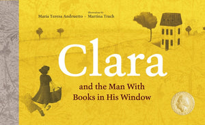 Clara and the Man With Books in his Window