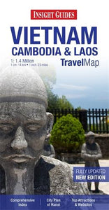 Insight Travel Map: Vietnam, Cambodia & Laos 