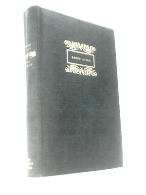 Brief Lives and Other Selected Writings