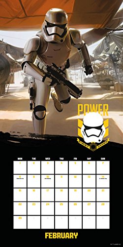 The Official Star Wars Episode 7 Movie 2016 Square Calendar