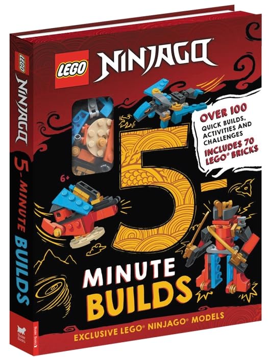 LEGO NINJAGO: Five-Minute Builds (with 70 LEGO bricks)