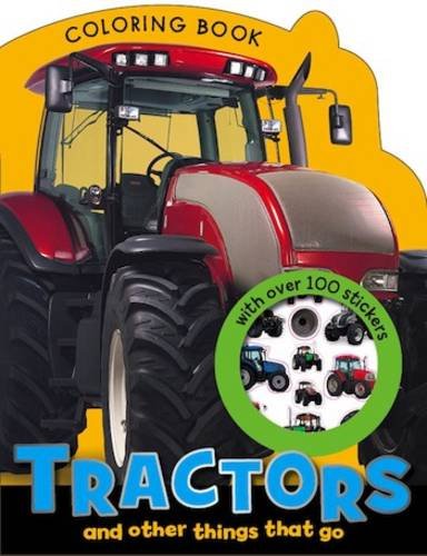Tractors and other Things that Go Colouring Book