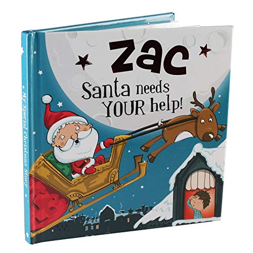 Zac Santa Needs Your Help - H&H Personalised Christmas Storybook