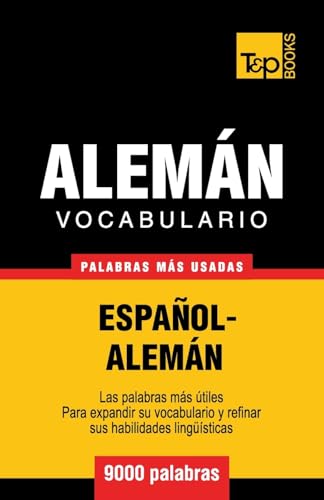 Vocabulario espanol-aleman - 9000 palabras mas usadas