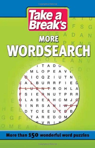 Take a Break More Wordsearch