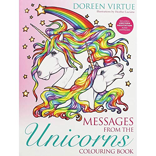 Messages from the Unicorns Colouring Book