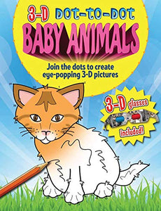 3-d Dot-to-dot: Baby Animals 
