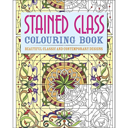 Stained Glass  Colouring Book