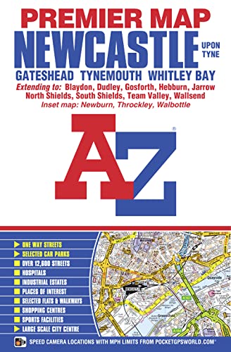 Newcastle Upon Tyne A-Z Premier Map