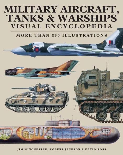 Military aircraft,tanks & warships visual encyclopedia 军用飞机、坦克和军舰视觉百科全书 重型武器介绍 英文原版