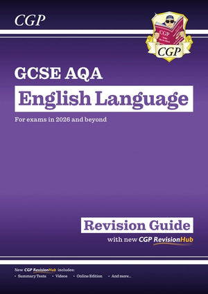 GCSE English Language AQA Revision Guide with CGP RevisionHub