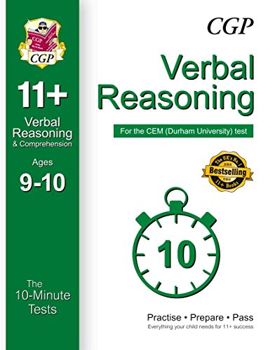 10-Minute Tests for 11+ Verbal Reasoning Ages 9-10 - CEM Test