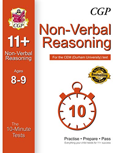 10-Minute Tests for 11+ Non-Verbal Reasoning Ages 8-9 - CEM Test