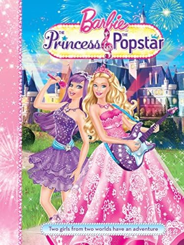 Barbie and the Princess and the Popstar Story Book