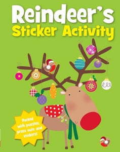 Reindeer's Christmas Sticker Activity 