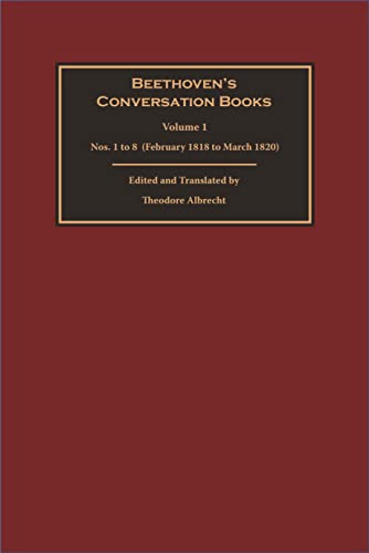 Beethoven's Conversation Books Volume 1