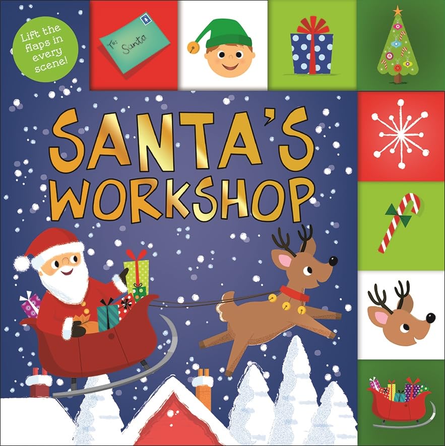 Lift The Flap Tab Santa's Workshop