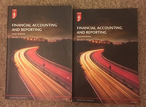 ICAEW Financial Accounting And Reporting 2016